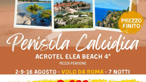 2024 penisola calcidica acrotel 2 - 9 - 16 agosto IN2