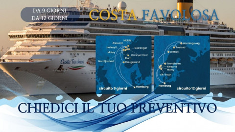 2026 costa favolosa mare del nord IN2