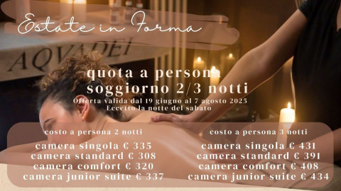 2025 hotel 2 mari estate in forma 2 3 notti IN2