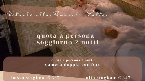 2025 hotel 2 mari rituale alla panna di latte 2 notti IN2